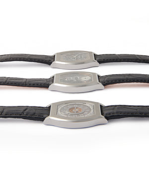 platinum tortue case F.P. Journe Vagabondage watch set Vagabondage 1-2-3 for sale online at A Collected Man London UK specialist of rare watches
