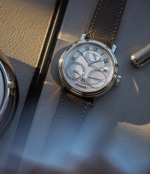 independent watchmaker George Daniels Anniversary 00 platinum pre-owned rare hand-made watch by British independent watchmaker for sale A Collected Man London