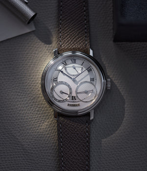 pre-owned George Daniels Anniversary 00 platinum pre-owned rare hand-made watch by British independent watchmaker for sale A Collected Man London