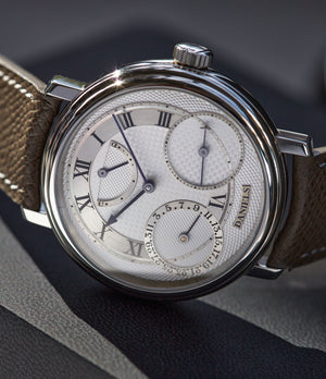 collect rare George Daniels Anniversary 00 platinum pre-owned rare hand-made watch by British independent watchmaker for sale A Collected Man London