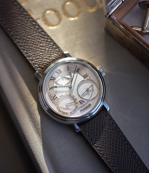 Dr George Daniels Anniversary 00 platinum pre-owned rare hand-made watch by British independent watchmaker for sale A Collected Man London