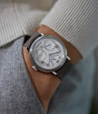 selling George Daniels Anniversary 00 platinum pre-owned rare hand-made watch by British independent watchmaker for sale A Collected Man London