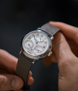 00 hand-made George Daniels Anniversary 00 platinum pre-owned rare hand-made watch by British independent watchmaker for sale A Collected Man London