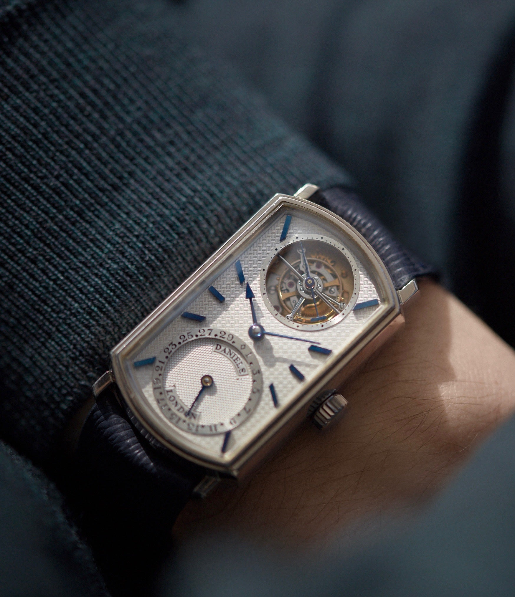 George Daniels Tourbillon The Blue wristwatch | George Daniels watches ...