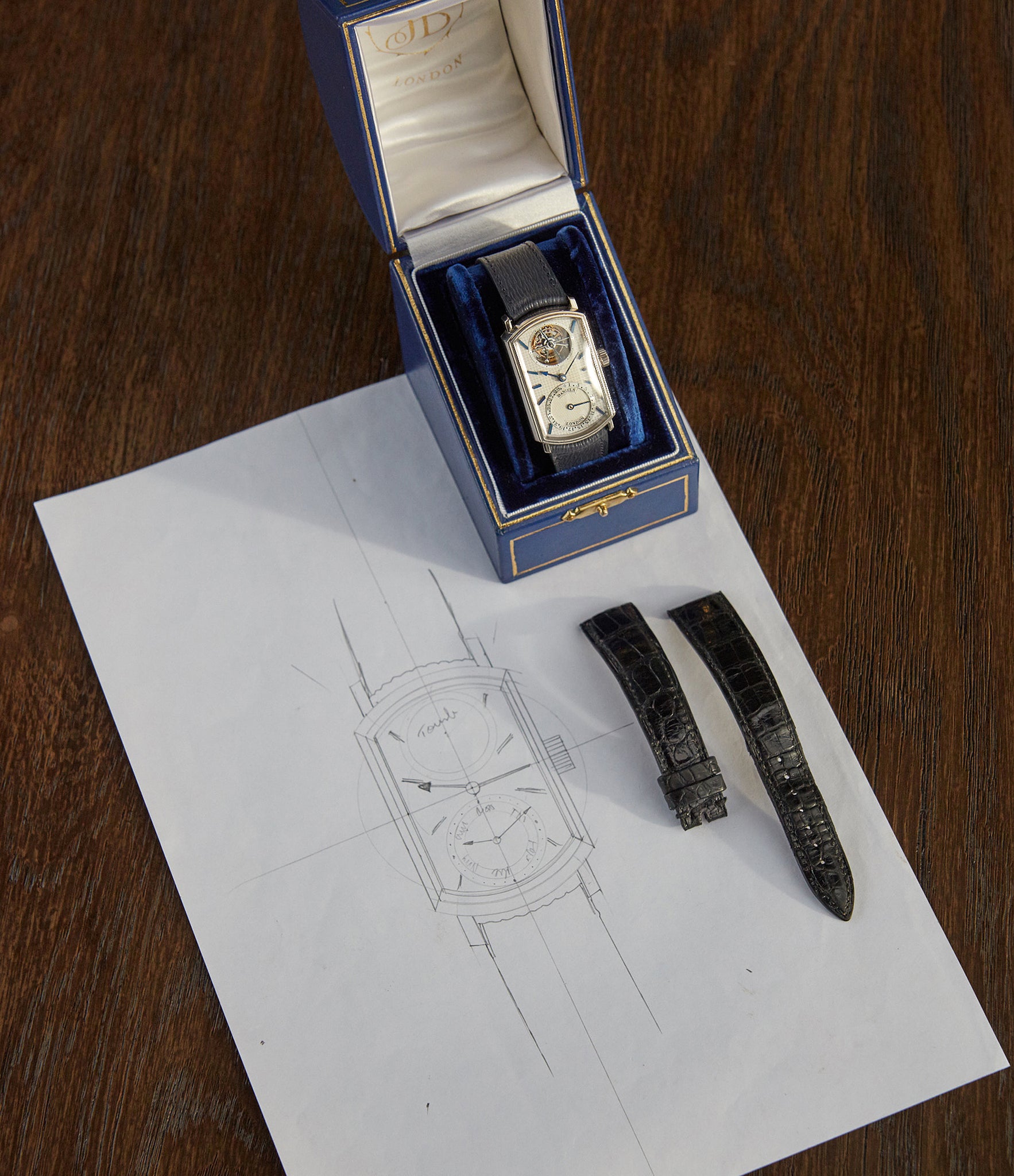 George Daniels Tourbillon The Blue wristwatch | George Daniels watches ...