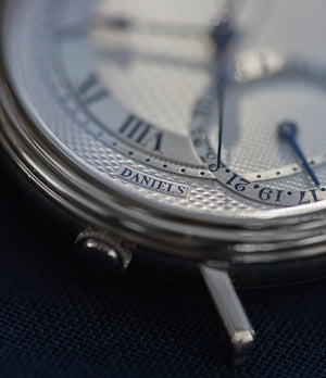 British men's luxury watch George Daniels Millennium wristwatch white gold The Aviator British independent watchmaker Isle of Man for sale online at A Collected Man London specialist of rare watches