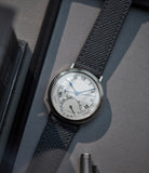 men's rare dress watch George Daniels Millennium wristwatch white gold The Aviator British independent watchmaker Isle of Man for sale online at A Collected Man London specialist of rare watches