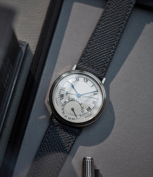men's rare dress watch George Daniels Millennium wristwatch white gold The Aviator British independent watchmaker Isle of Man for sale online at A Collected Man London specialist of rare watches