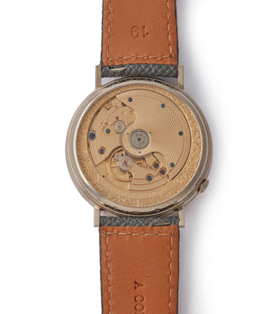 automatic Co-Axial escapement George Daniels Millennium wristwatch white gold The Aviator British independent watchmaker Isle of Man for sale online at A Collected Man London specialist of rare watches