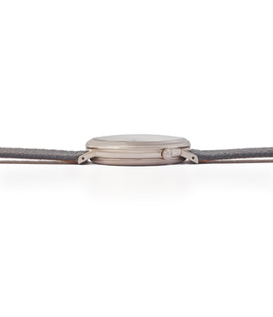 white gold Daniels Millennium wristwatch white gold The Aviator British independent watchmaker Isle of Man for sale online at A Collected Man London specialist of rare watches