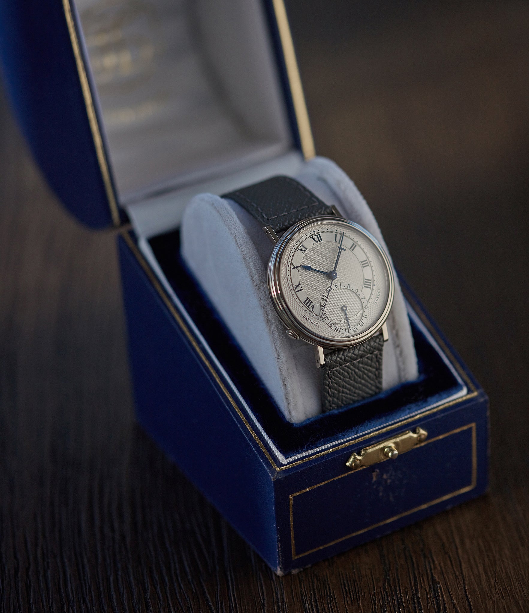 one of eight George Daniels Millennium wristwatch white gold The Aviator British independent watchmaker Isle of Man for sale online at A Collected Man London specialist of rare watches