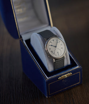 one of eight George Daniels Millennium wristwatch white gold The Aviator British independent watchmaker Isle of Man for sale online at A Collected Man London specialist of rare watches