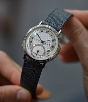 selling rare George Daniels Millennium wristwatch white gold The Aviator British independent watchmaker Isle of Man for sale online at A Collected Man London specialist of rare watches