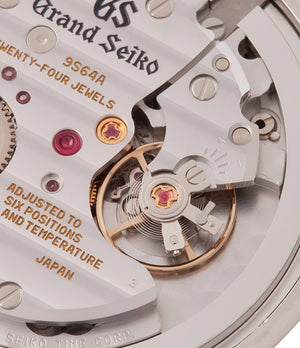 9S64 manual-winding Grand Seiko SBGW251 limited edition platinum time-only dress watch Japanese-made full set at A Collected Man London UK specialist of rare watches