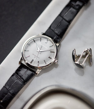 Grand Seiko SBGW251 limited edition platinum time-only dress watch Japanese-made full set at A Collected Man London UK specialist of rare watches