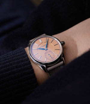 Grönefeld 1941 Principia Automatic | Steel | Salmon Dial | A Collected Man London Buy Rare Watches
