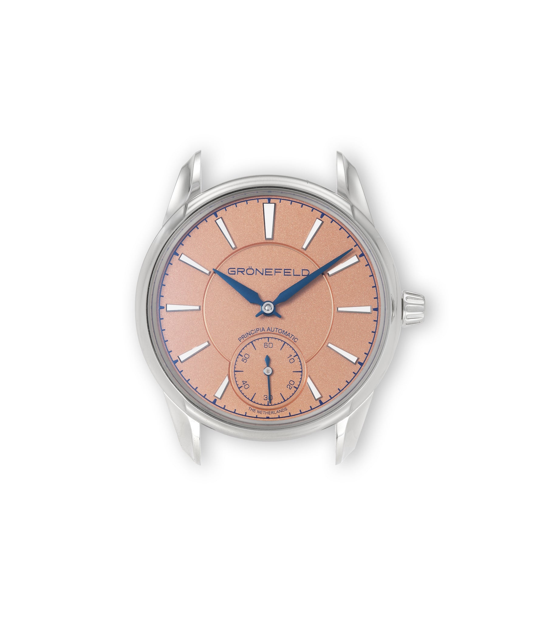 Grönefeld 1941 Principia Automatic | Steel | Salmon Dial | A Collected Man London Buy Rare Watches