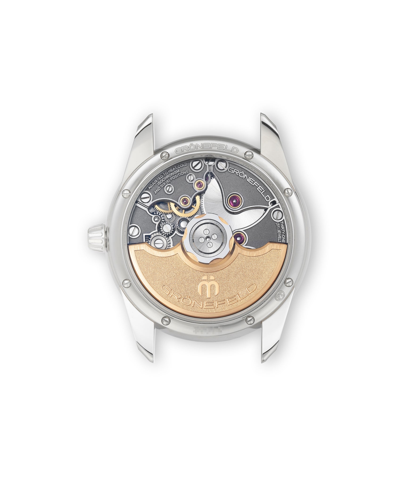 Grönefeld 1941 Principia Automatic | Steel | Salmon Dial | A Collected Man London Buy Rare Watches