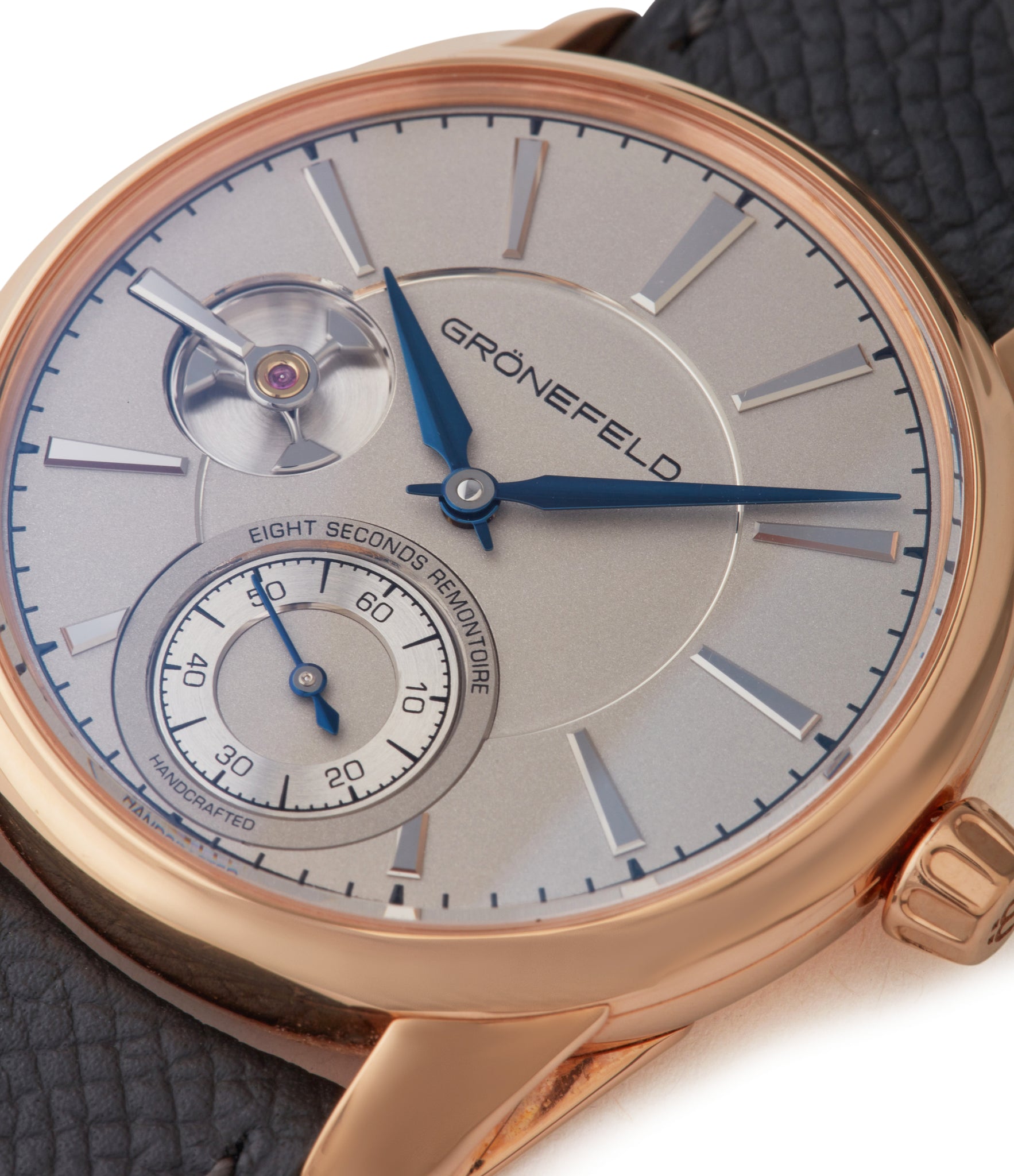 eight seconds remontoire Gronefeld 1941 Remontoire red gold time-only watch by independent watchmaker for sale online A Collected Man London specialist of rare watches