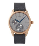 men's wristwatch Gronefeld 1941 Remontoire red gold time-only watch by independent watchmaker for sale online A Collected Man London specialist of rare watches