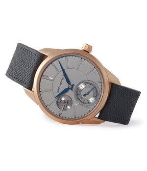side-shot luxury men's watch Gronefeld 1941 Remontoire red gold time-only watch by independent watchmaker for sale online A Collected Man London specialist of rare watches