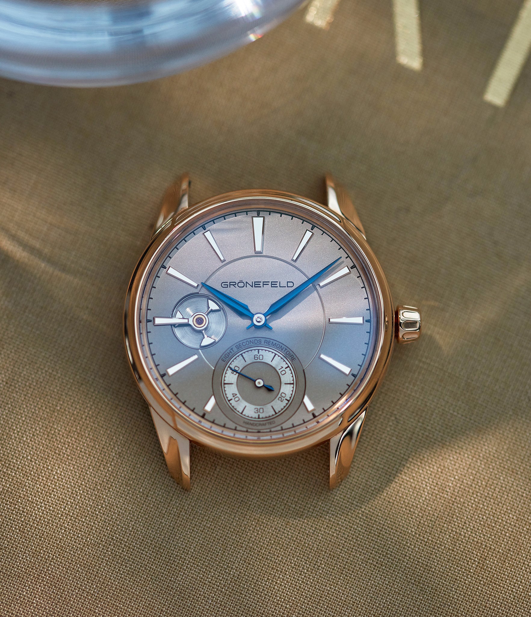 Gronefeld 1941 Remontoire red gold time-only watch by independent watchmaker for sale online A Collected Man London specialist of rare watches