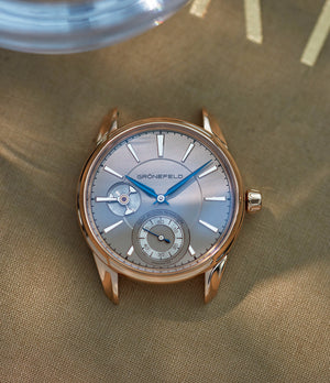 Gronefeld 1941 Remontoire red gold time-only watch by independent watchmaker for sale online A Collected Man London specialist of rare watches