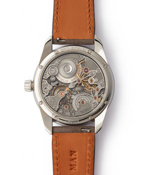 eight seconds remontoire Grönefeld 1941 Remontoire light blue Voutilainen dial time-only dress watch for sale online at A Collected Man London UK specialist of independent watchmakers