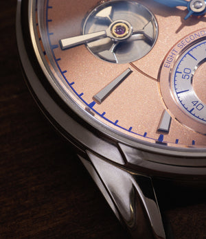 Gronefeld 1941 Remontoire | Salmon Dial | White Gold A Collected Man London | Available Worldwide 