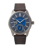 buy Gronefeld 1941 Remontoire blue grey Voutilainen dial pre-owned independent watchmaker for sale online A Collected Man London UK specialist of rare watches
