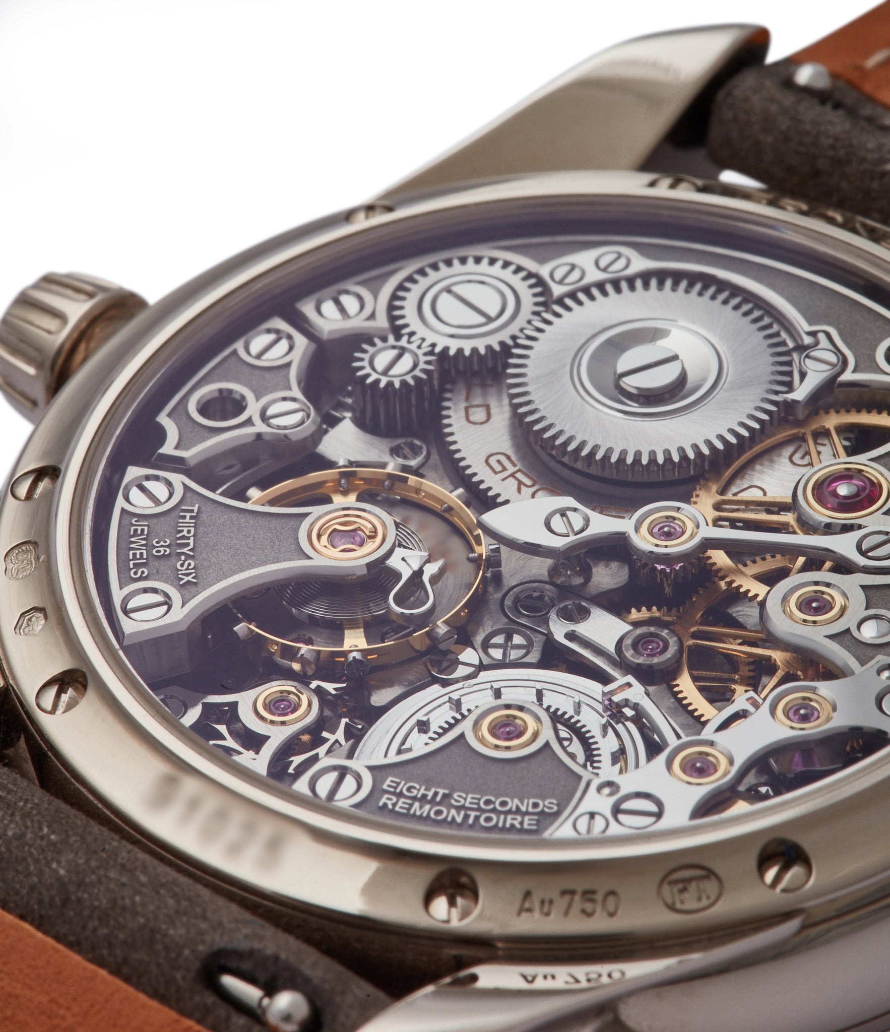 limited edition Gronefeld 1941 Remontoire blue grey Voutilainen dial pre-owned for sale online A Collected Man London UK specialist of rare watches
