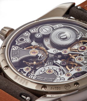 limited edition Gronefeld 1941 Remontoire blue grey Voutilainen dial pre-owned for sale online A Collected Man London UK specialist of rare watches