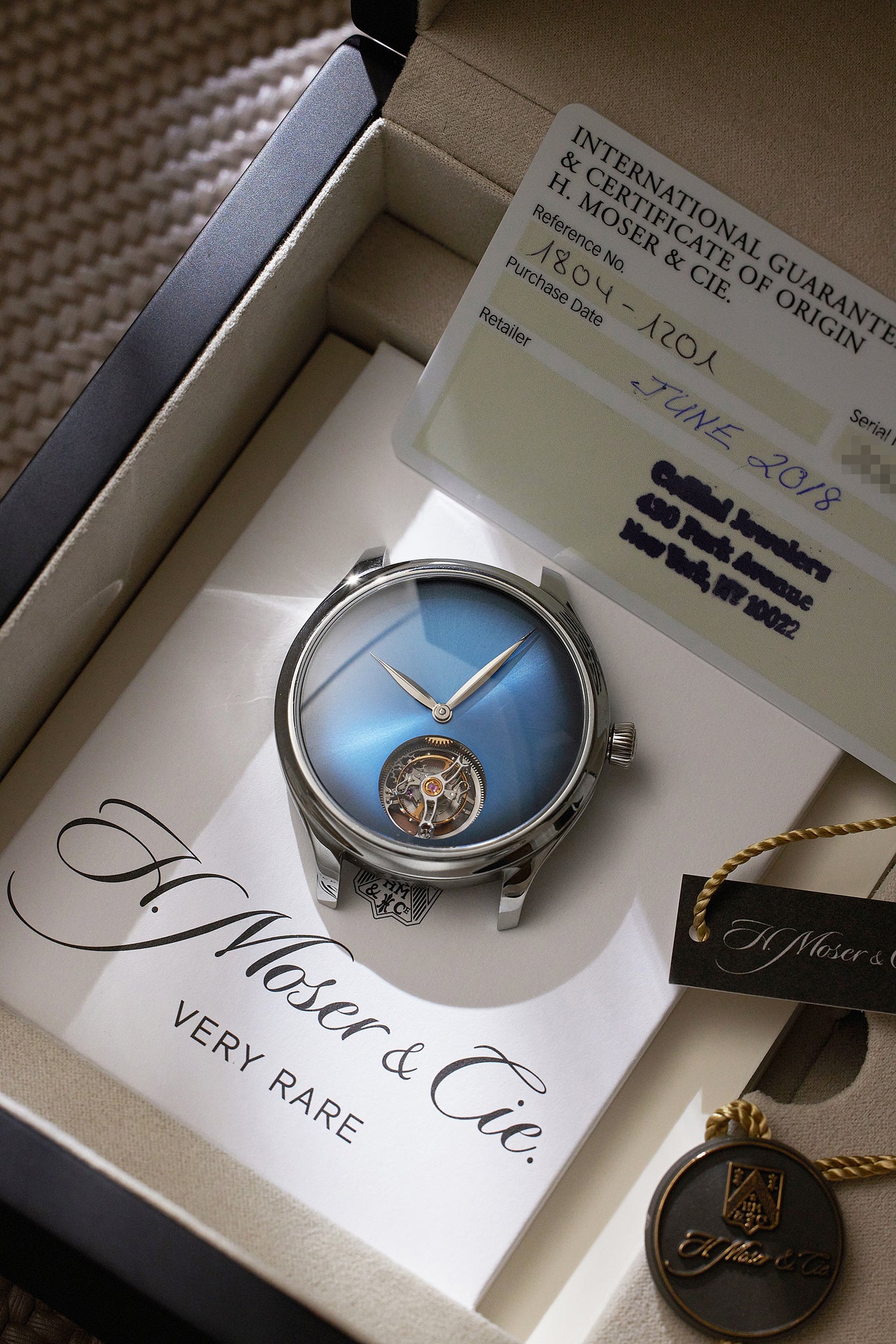 Endeavour Tourbillon Concept | "Funky Blue" | White Gold
