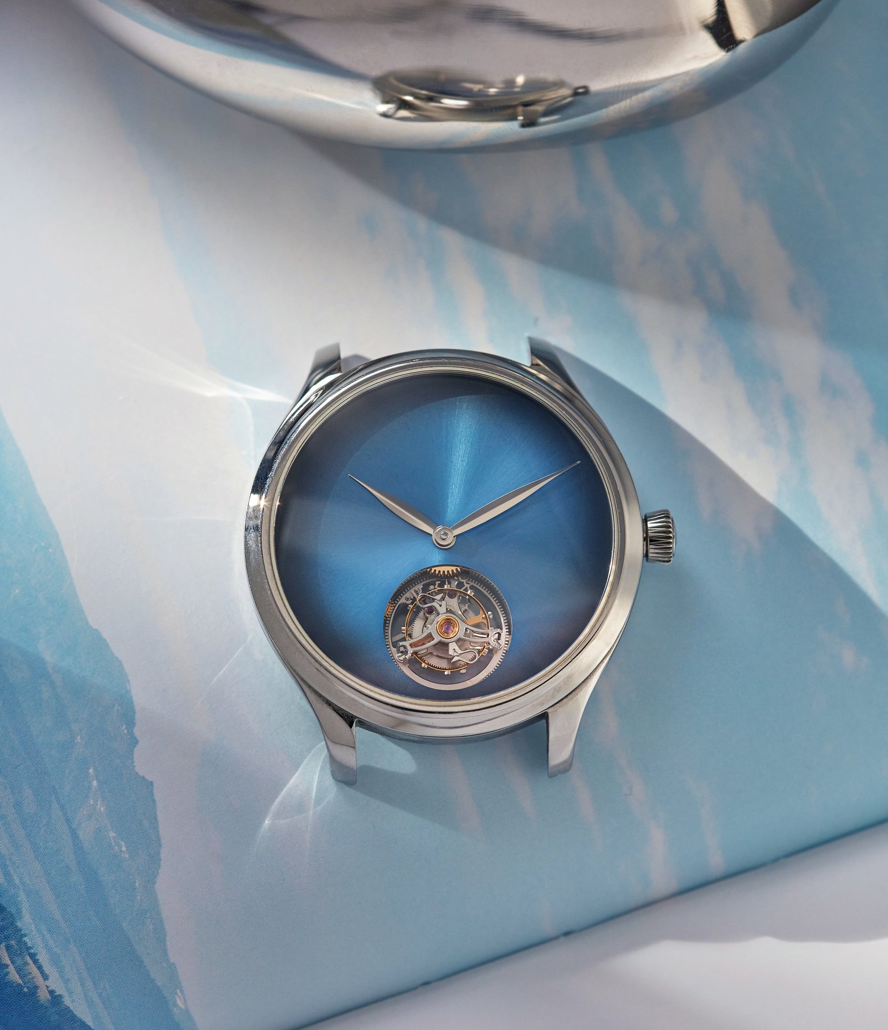 Endeavour Tourbillon Concept | "Funky Blue" | White Gold