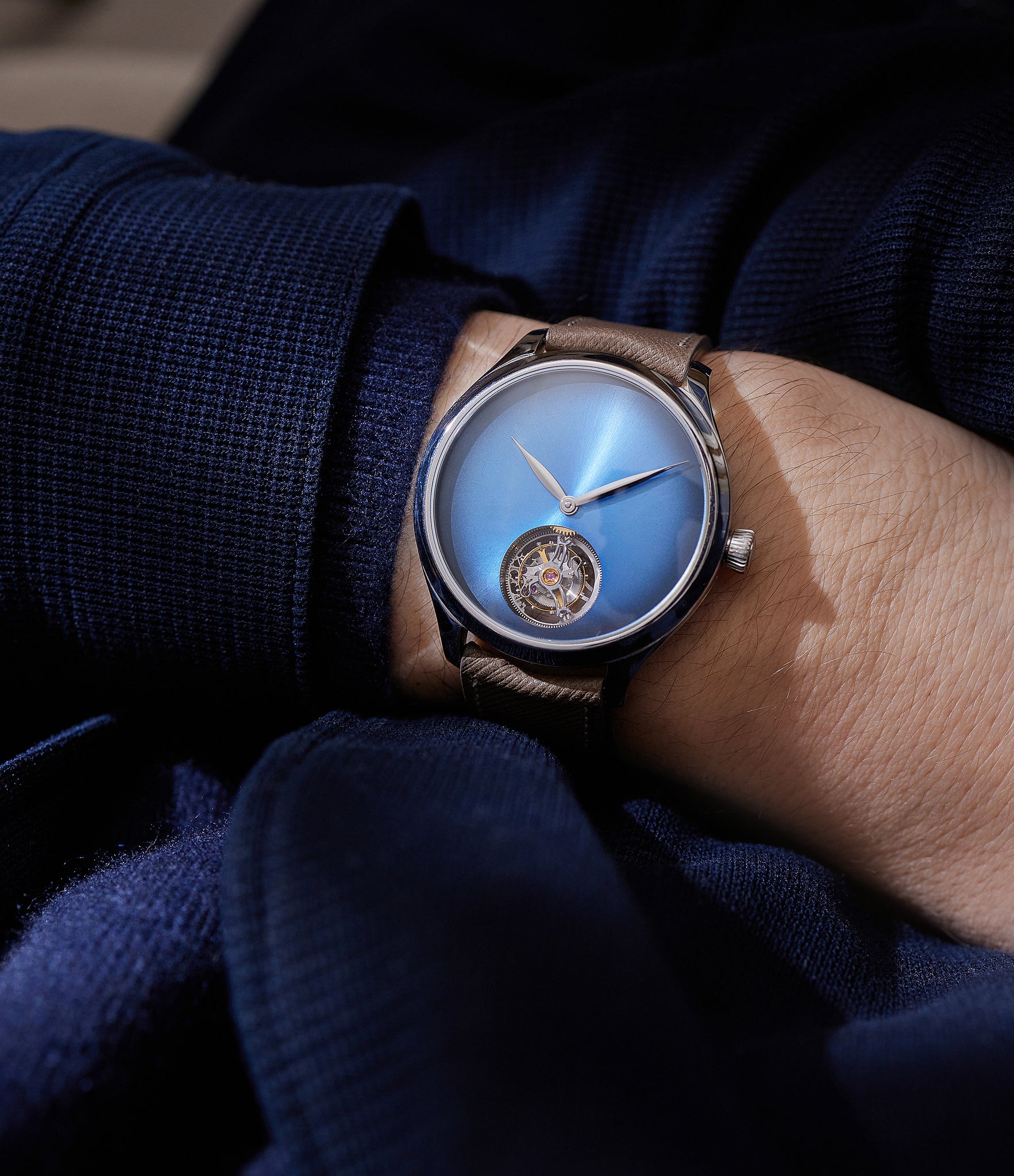 Endeavour Tourbillon Concept | "Funky Blue" | White Gold