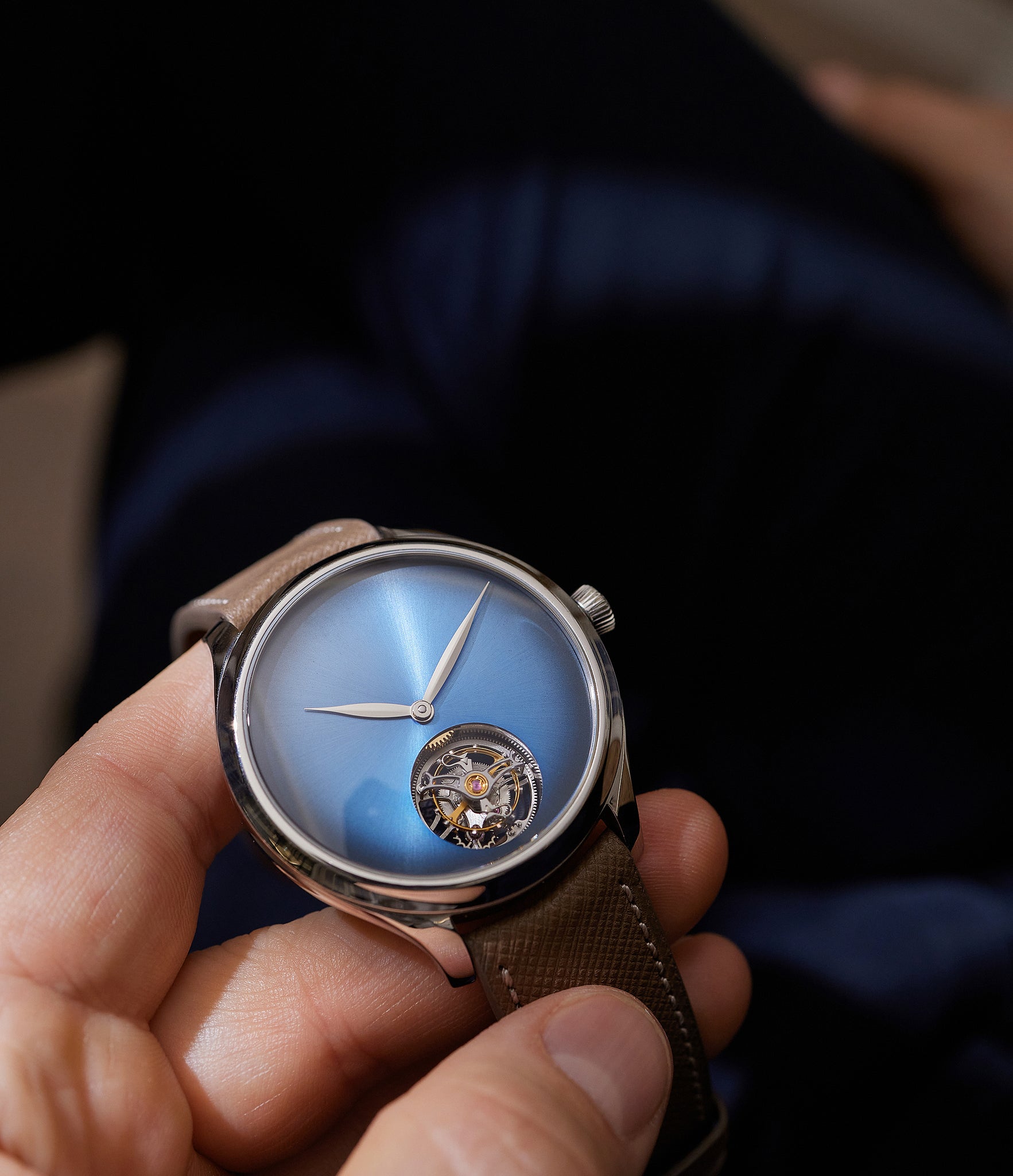 Endeavour Tourbillon Concept | "Funky Blue" | White Gold
