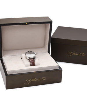 buy preowned H. Moser & Cie. Perpetual Calendar 1341 platinum preowned watch at A Collected Man