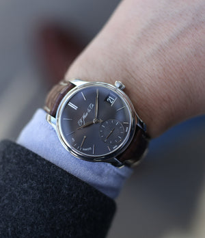 buy rare wristwatch H. Moser & Cie. Perpetual Calendar 1341 platinum preowned watch at A Collected Man