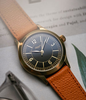 selling Habring2 Erwin LAB 01 Massena LAB Limited Edition bronze independent watchmaker dress watch for sale online at A Collected Man London UK rare watches