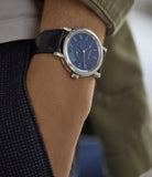 men's luxury dress watch Haldimann H12 blue dial time-only dress watch independent watchmaker for sale online A Collected Man London British specialist rare watches