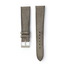Buy rugged suede quality watch strap in drifting ash grey from A Collected Man London, in short or regular lengths. We are proud to offer these hand-crafted watch straps, thoughtfully made in Europe, to suit your watch. Available to order online for worldwide delivery.