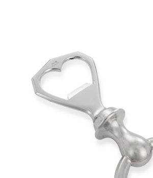 for sale luxury vintage Hermès collectable bottle opener in silver tone at A Collected Man London