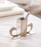 Equestrian Pen Holder | Silver-plated
