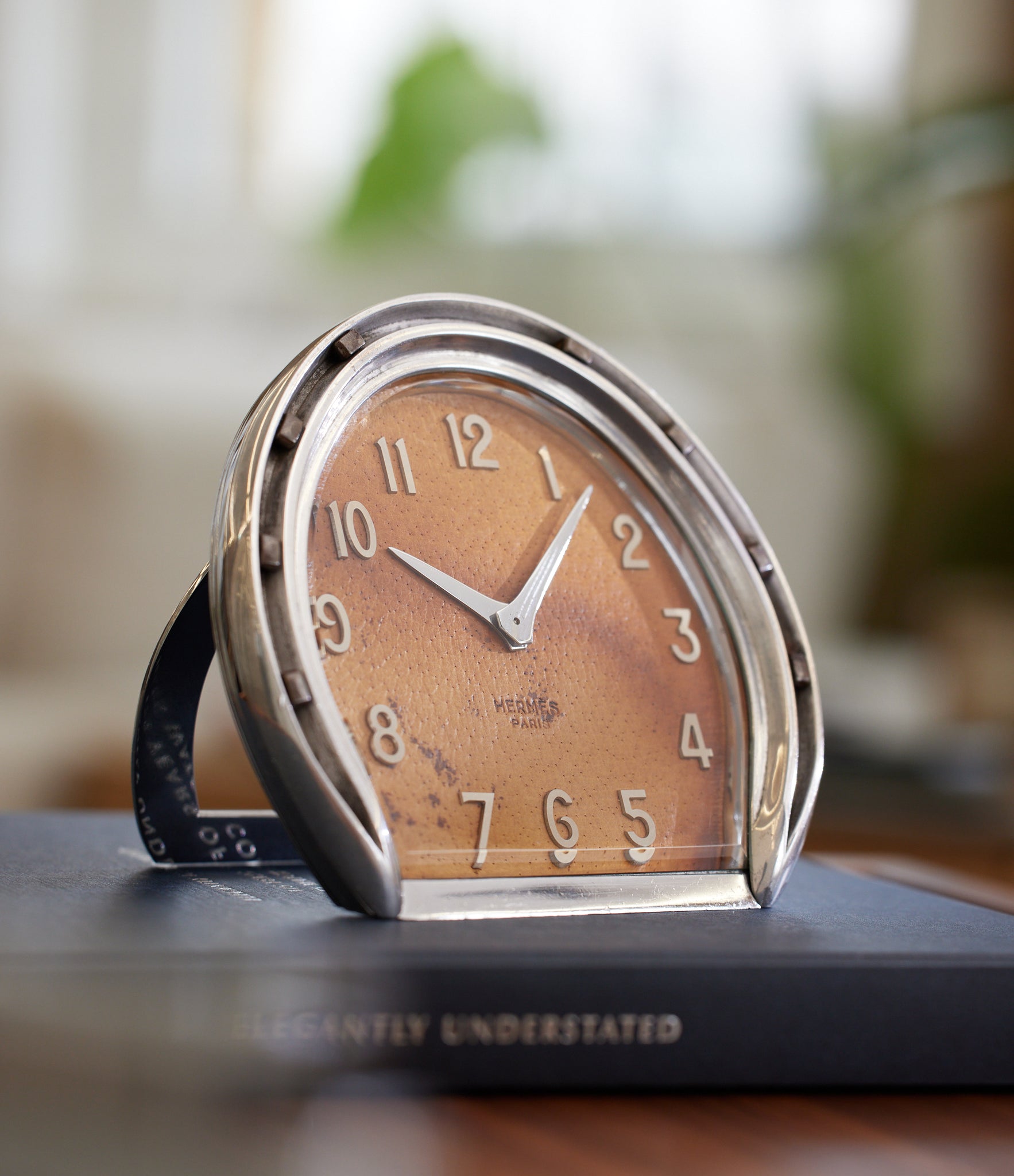 Horseshoe Clock | Leather Dial