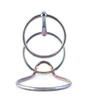 Rare vintage hermes silver wine bottle holder available to buy from A Collected Man London