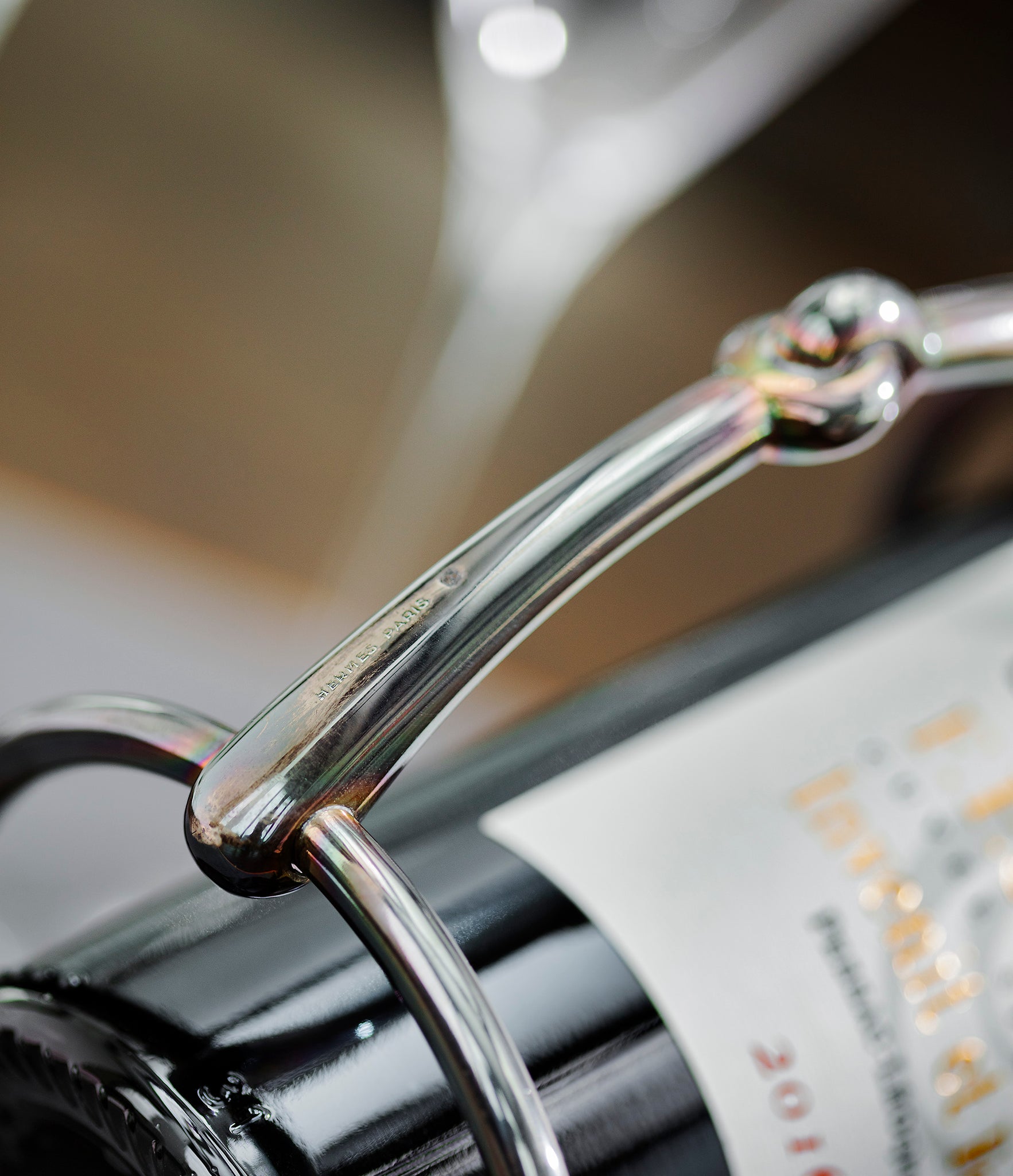 Rare vintage hermes silver wine bottle holder available to buy from A Collected Man London