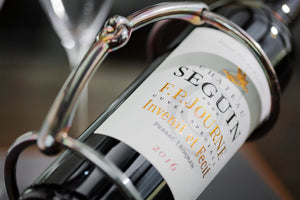 Rare vintage hermes silver wine bottle holder available to buy from A Collected Man London