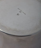 sterling silver Hermès cigarette pot engine-turned motif men's collectable