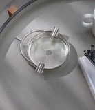 vintage Hermès Paris silver d'argent tastevin-style cigar holder ashtray A Collected Man