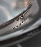 silver engine-turned Hermès Paris argent tastevin-style cigar holder ashtray A Collected Man
